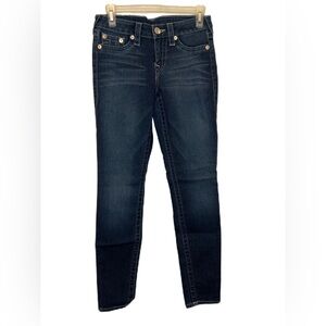 True Religion Skinny Legging Basic with Contrast Stitching Size 27